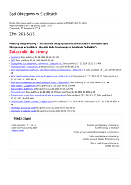 Generuj PDF - Sąd Okręgowy w Siedlcach