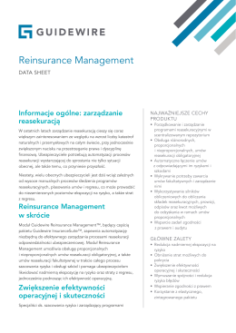Reinsurance Management