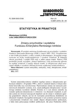 STATYSTYKA W PRAKTYCE
