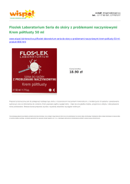 Floslek Laboratorium Seria do sk&oacute;ry z problemami