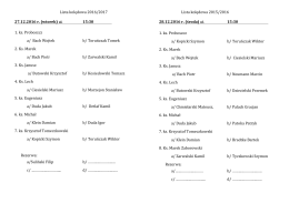 2017 01 09 Lista kolędowa