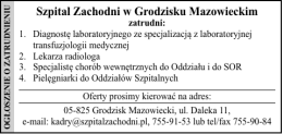 Szpital Zachodni w Grodzisku Mazowieckim