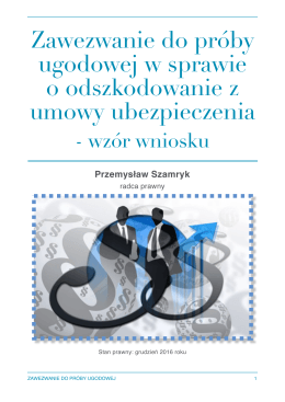 Zawezwanie do pr&oacute;by ugodowej