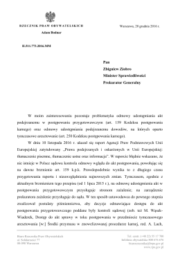 W moim zainteresowaniu pozostaje problematyka odmowy