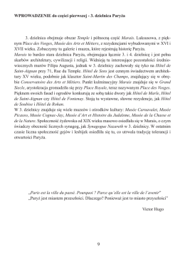 WPROWADZENIE do części pierwszej - 3. dzielnica