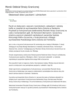 Generuj PDF z tej stronie - Straż Graniczna Morski Oddział Straży
