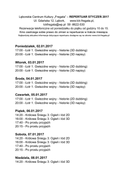 pobierz repertuar na styczeń 2017