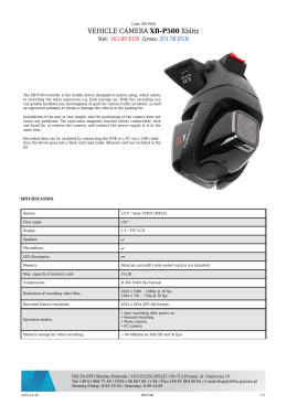 VEHICLE CAMERA XB-P500 Xblitz