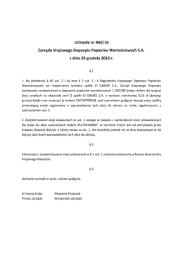 Uchwała Nr 0860-2016