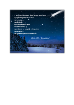 Życzenia świąteczne