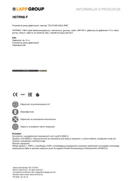 informacja o produkcie