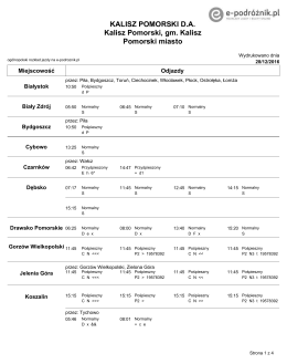 KALISZ POMORSKI DA Kalisz Pomorski, gm. Kalisz - e