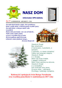 NASZ DOM - DPS Zabłoty