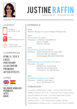 Télécharger mon cv