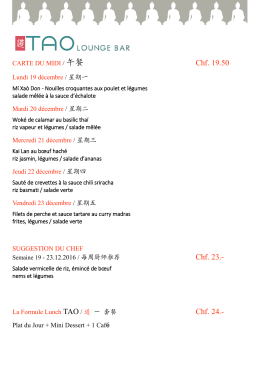 Chf. 24. - Tao lounge-Bar