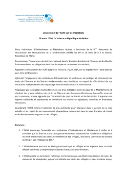 D&eacute;claration de l`AOM Malte mars 2016.fr docx