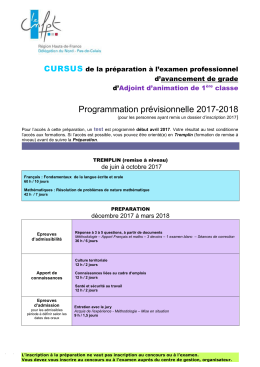 Preparation au concours de secrestante