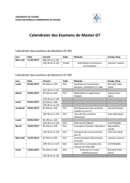ce lien - Ecole Nationale d`Ing&eacute;nieurs de Sousse