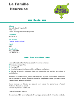 Planning familial "La Famille Heureuse"