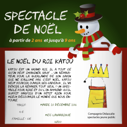 spectacle de Noel 2016