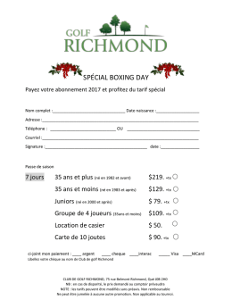 sp&eacute;cial boxing day