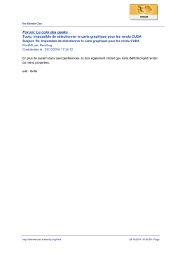 Forum: Le coin des geeks - The Blender Clan