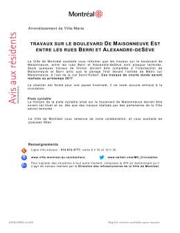 Avis de pause hivernale