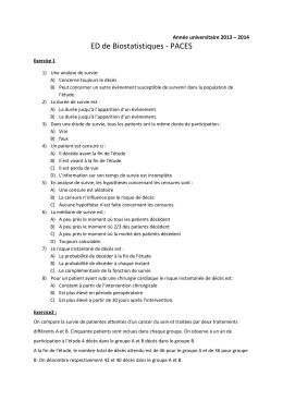 ED de Biostatistiques