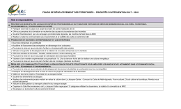 priorités d`intervention 2017 - 2018 - MRC de la Jacques