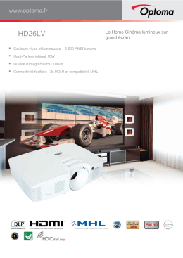 HD26LV - Optoma
