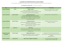 calendrier des manifestations de l`auxois-morvan - Venarey
