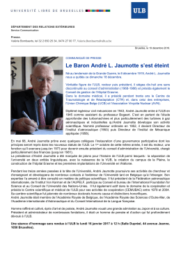 Document attach&eacute; - de l`Universit&eacute; libre de Bruxelles