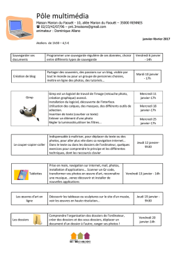 Pôle multimédia - Association Les Trois Maisons