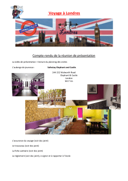 Voyage &agrave; Londres - Le site de l`&eacute;cole Saint