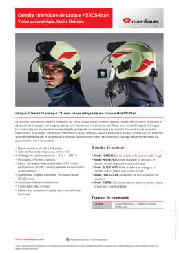 Cam&eacute;ra thermique de casque HEROS-titan