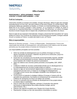 Responsable – Développement, France