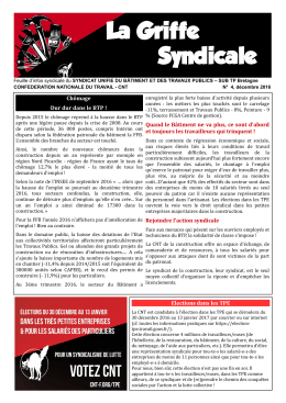 La Griffe Syndicale - Confédération nationale du travail