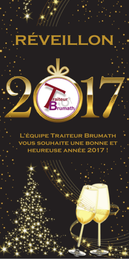 Menu Nouvel An - Traiteur Brumath