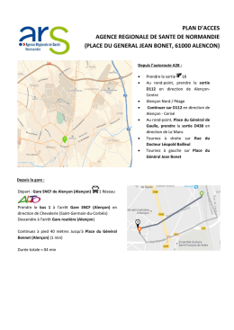 plan d`acces agence regionale de sante de normandie