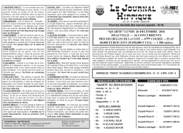 PMU du Lundi 26 dec 2016