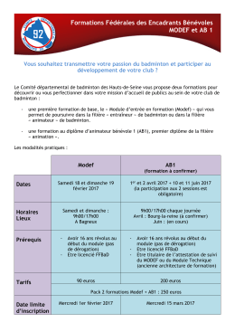 Plaquette - Comité Départemental des Hauts-de