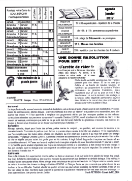 z U]E BO]I]E PESOLUTIO]I POUP 2017 : «J`arrête de râler