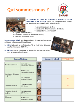 Syndicat National des Personnels Administratifs de la