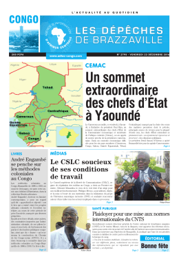 Télécharger - Les Dépêches de Brazzaville
