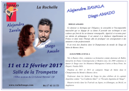Diego AMADO et Alejandra ZAVALA