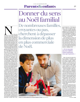 Donner du sens au Noël familial