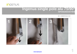 Anleitung f&uuml;r St&uuml;tzen / Mast Sonnensegel Ingenua