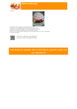 G&acirc;teau hamburger - Zodiosphere : Blog Zodio