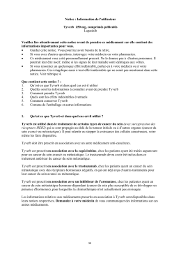Notice : Information de l`utilisateur Tyverb 250 mg, comprim&eacute;s