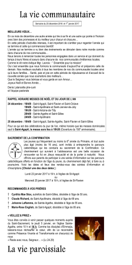 1er janvier 2017 - paroisses Lotbini&egrave;re Est
